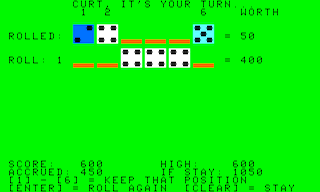 5000 game screen
