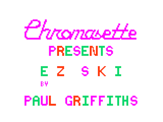 EZ Ski intro screen