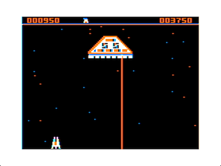 Aerial Attack game screen 2 (mothership)