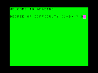 Amazing intro screen