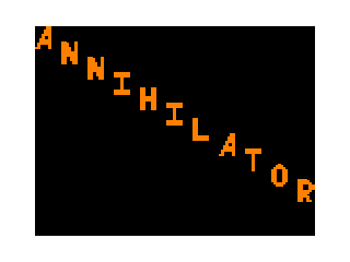 Annihilator Intro screen