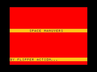 Arcadia: SPACE MANUVERS intro screen