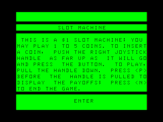 Bar 5 Slots intro screen #2