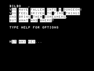 Basic Dungeons and Dragons intro screen #2
