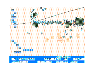 Battle Hymn - The Battle of Gettysburg game screen #2 (showing direction of opponents)