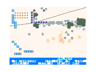 Battle Hymn - The Battle of Gettysburg game screen #3 (showing field of fire)
