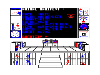Biosphere game screen 3 (Animal Manifest)