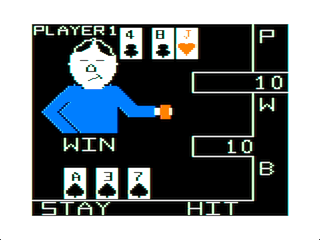Blackjack game screen #3