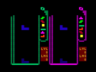Blockdown game screen 3 - two player simultaneous