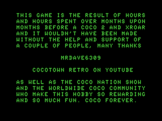 Bob and the Alien Fireflies Intro screen 5 (Thanks screen)