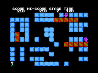 Bootskell game screen level #2 - 1st Boss (Coco 3)
