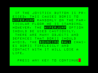 Boris the Bold intro screen #4