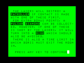 Boris the Bold intro screen #6
