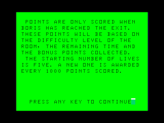 Boris the Bold intro screen #7