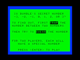 Bumble Plot: Trap and Guess game screen #3