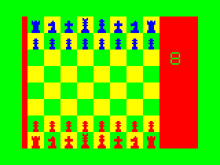 Microchess game screen