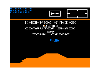Chopper Strike intro screen