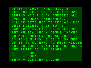 Cliffhanger intro screen #2