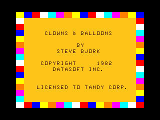 Clowns & Balloons Intro