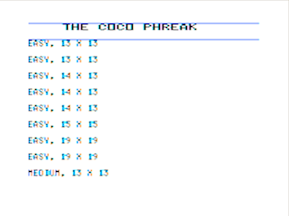 Coco Crosswords intro screen #2