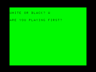 Color Modem Chess game screen #1