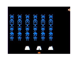 Color Invaders game screen