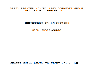 Crazy Painter Intro screen #2