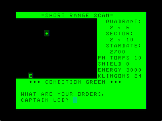 C-Trek game screen 1