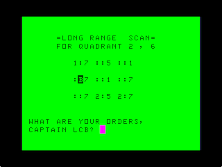 C-Trek game screen 2