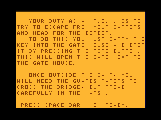Cuthbert in the Cooler intro screen #3