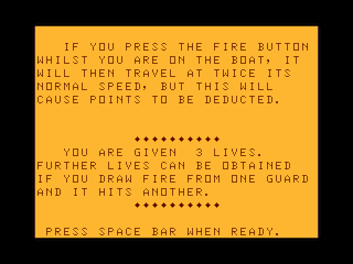 Cuthbert in the Cooler intro screen #5