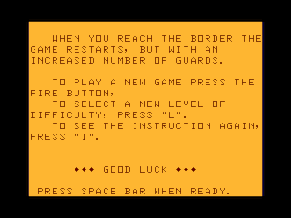 Cuthbert in the Cooler intro screen #6