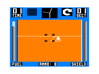 Cyber Tank regular game screen