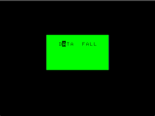 Data Fall intro screen