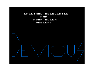 Devious Intro Screen 1