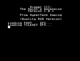 Digger III intro screen #1