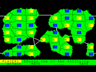 Domination game screen