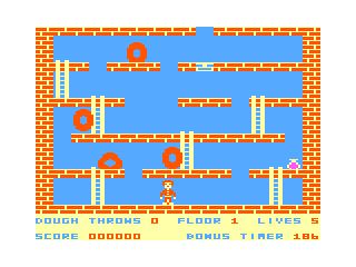 Donut Dilemma game screen #1 with RGB/Coco 3 colors