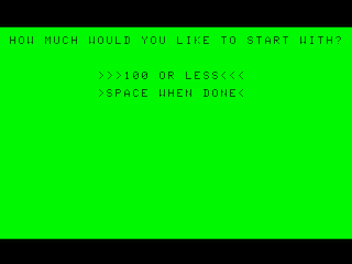 Draw Poker (Mike Burton) intro screen #2
