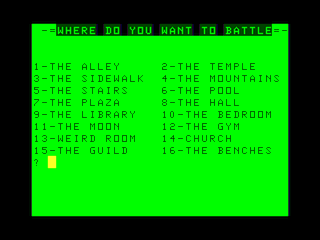 Eastworld Karate intro screen #4