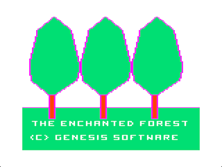 Enchanted Forest intro screen