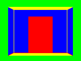 Escape game screen - a door