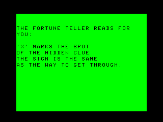 Escape game screen #4 - another clue