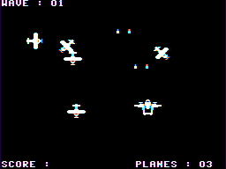 Fighter Pilot wave 1 game screen