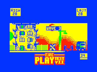 Fire Play Test VII Intro screen 4 (Coco 1/2 colors)