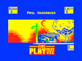 Fire Play Test VII Intro screen 4