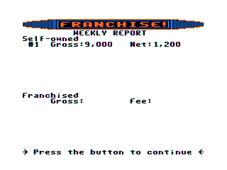 Franchise! game screen 2