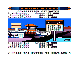 Franchise! game screen 5