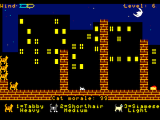 Furious Felines 2 Level 6 game screen