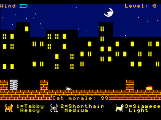 Furious Felines 2 Level 8 game screen